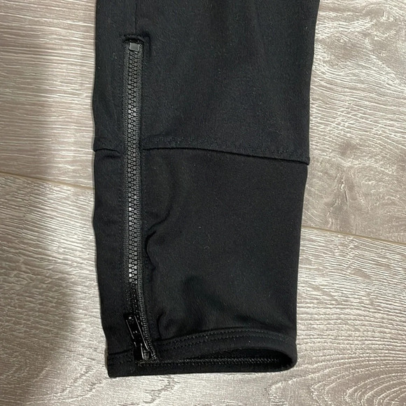 Victoria’s Secret PINK Ultimate Zip Ankle Black Leggings M - Picture 14 of 15
